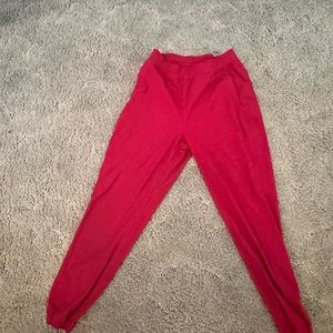 Lululemon Adapted State HR Jogger size 6 Pomegranate UNLINED
